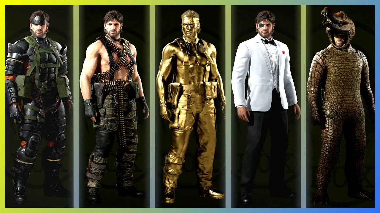 Полный гардероб Снейка: Все 92 костюма и маски в Metal Gear Solid Delta
