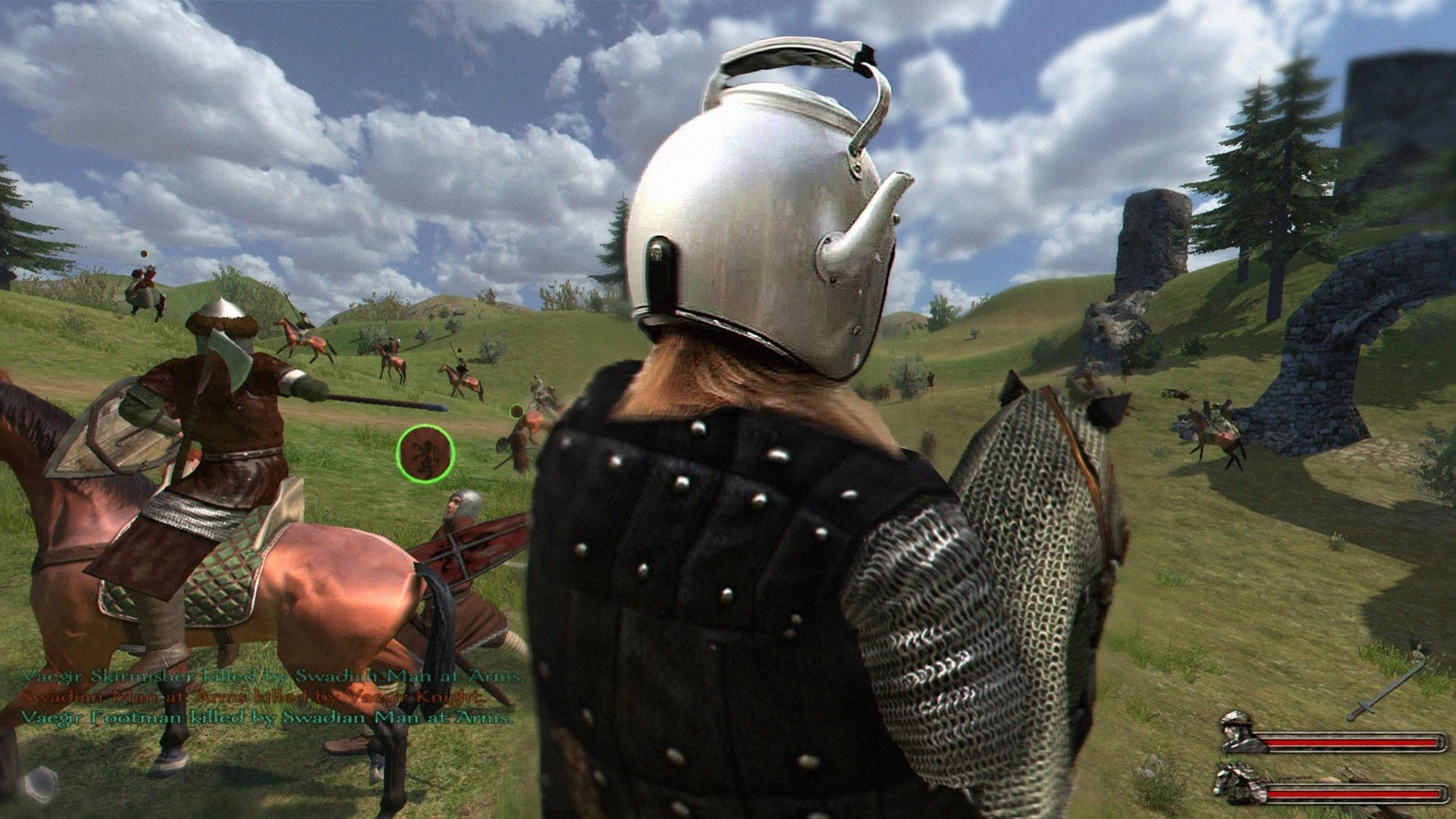 Главное в битве - не получить по чайнику