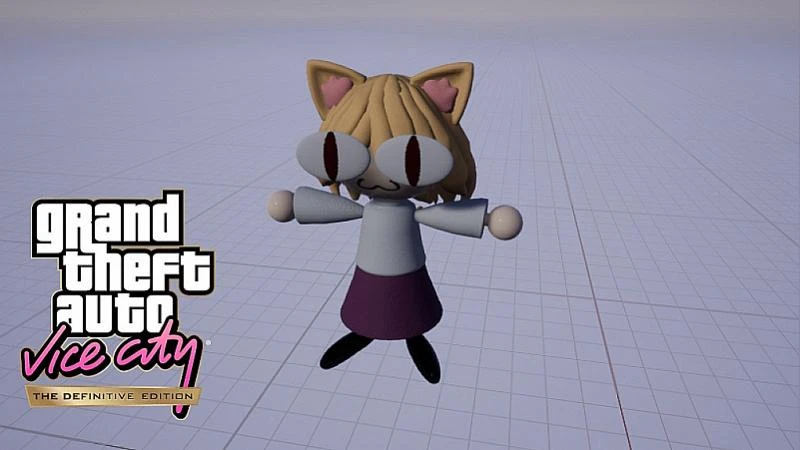 Grand Theft Auto: The Trilogy (Vice City) "Аниме кошка Неко-Арк из Tsukihime и Melty Blood"