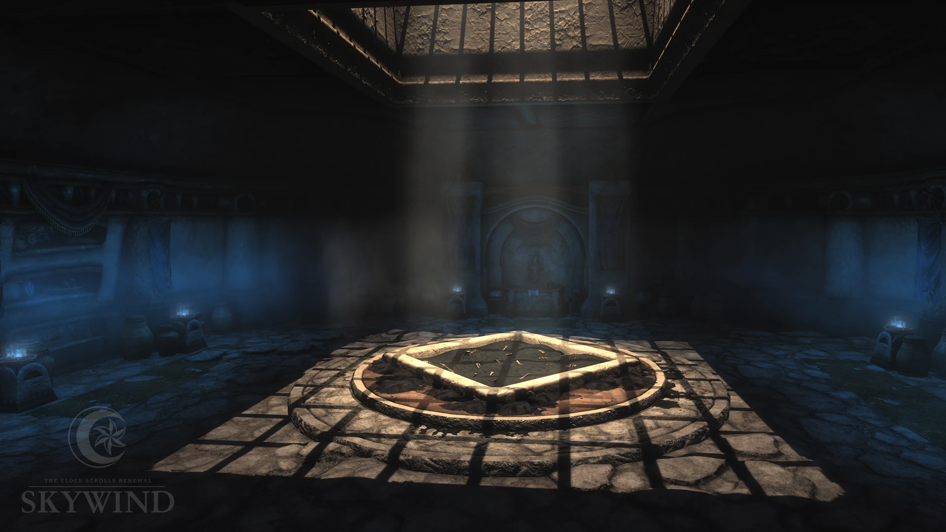 Создатели Skywind показали новые скриншоты с переработанной родовой гробницей Сандусов