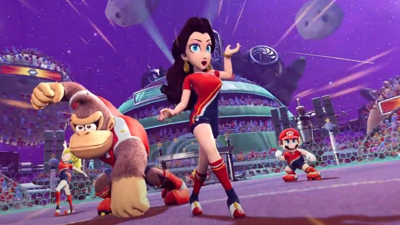 Полин и Дидди Конг прибывают в Mario Strikers: Battle League