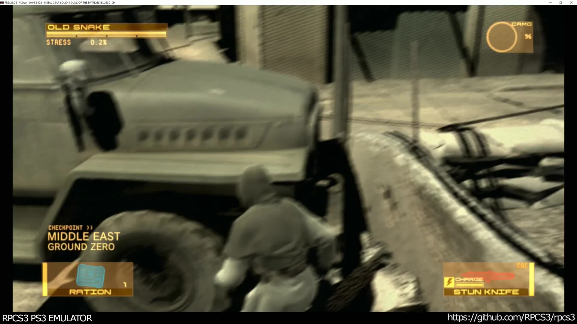 Metal Gear Solid 4 - наконец запустился на эмуляторе PS3!