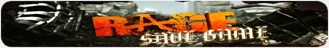 Rage: Сохранение (105 чекпойнтов - 7 архивов по 15 сэйвов) + прохождение + инфа {condemned123}