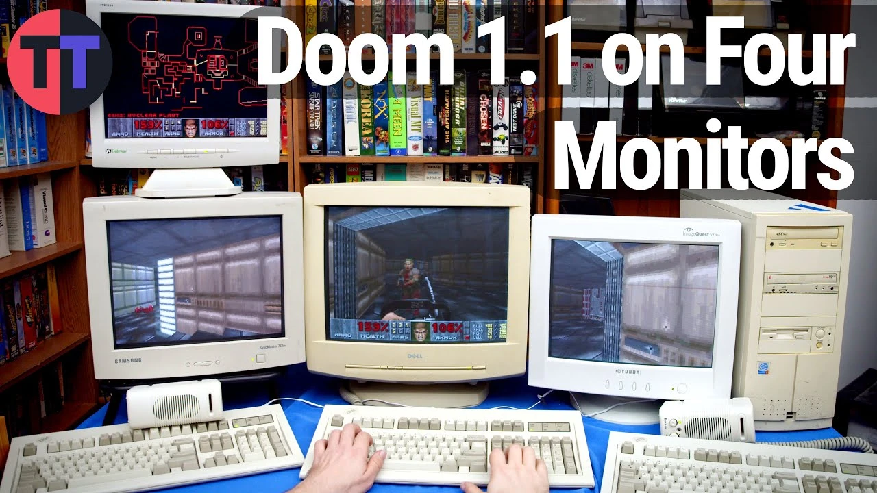 В DOOM v1.1 обнаружили поддержку четырёх мониторов