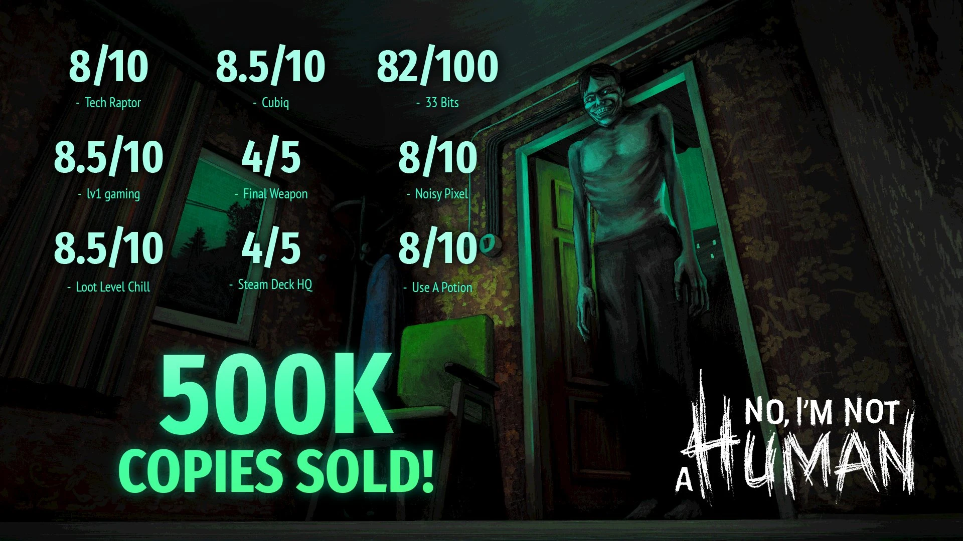 Продажи No I'm Not a Human достигли 500 000 копий; скоро появятся новые функции