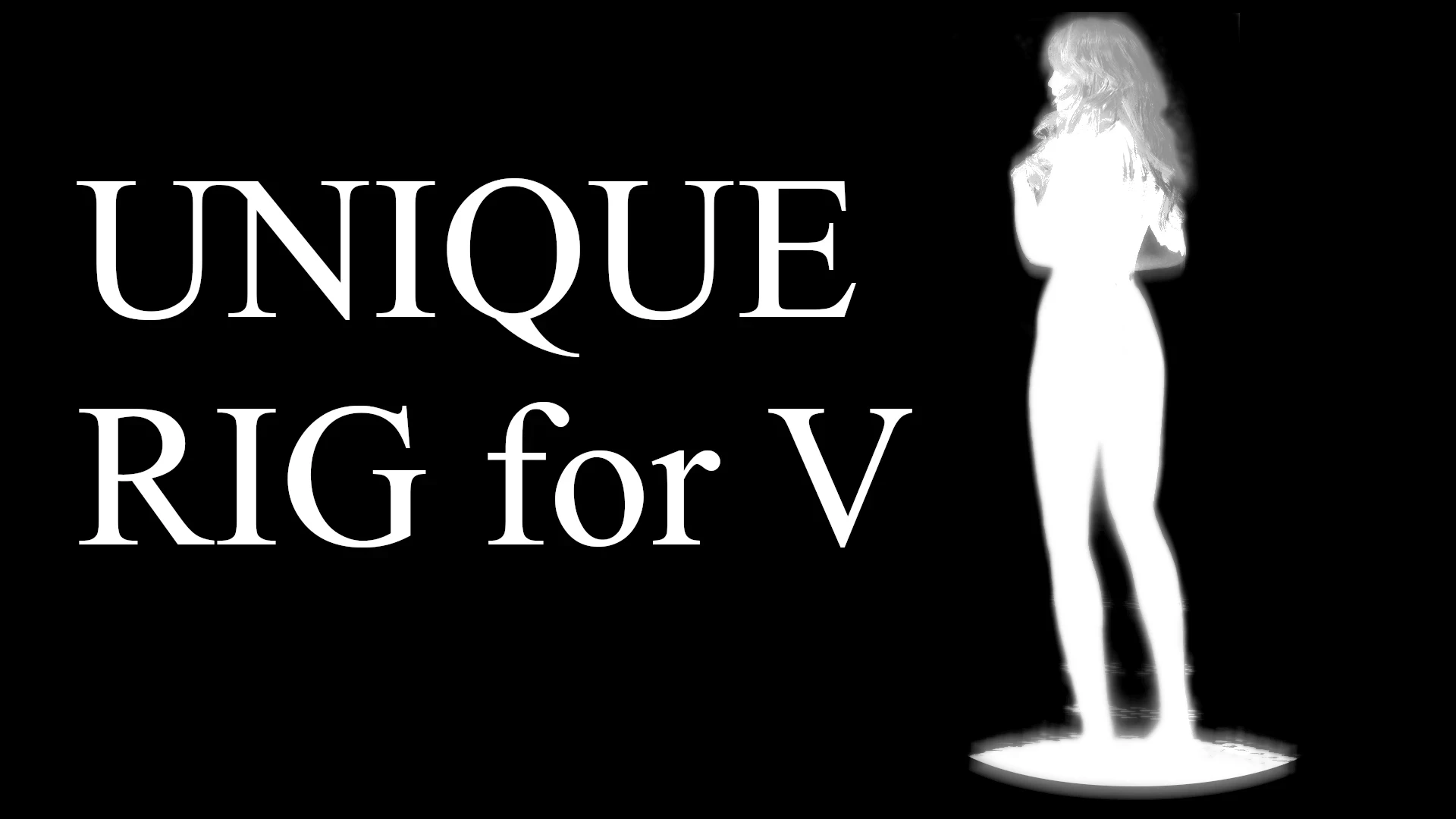 Cyberpunk 2077 "Фреймворк на уникальное тело Ви - Framework - Unique V Body Shape - Rig" [2.12]