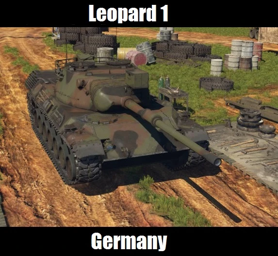 War Thunder "Leopard 1 camo"