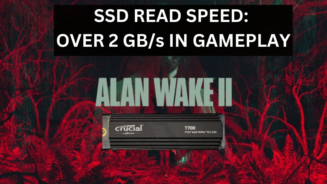 Alan Wake 2 задействует твердотельный NVMe-накопитель со скоростью чтения 2,7 ГБ/с