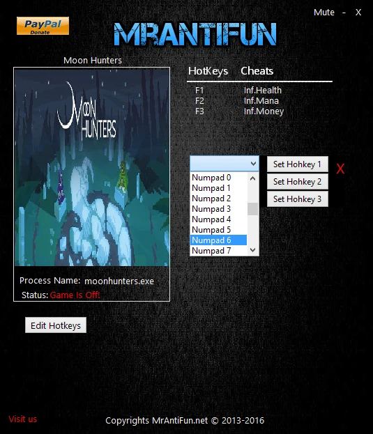 Moon Hunters: Трейнер/Trainer (+3) [1.0.1999] {MrAntiFun}