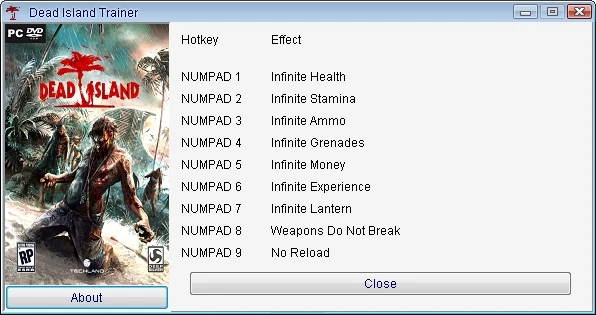Dead Island: Трейнер/Trainer (+9) [1.2.0] {24K/PlayGround.ru}
