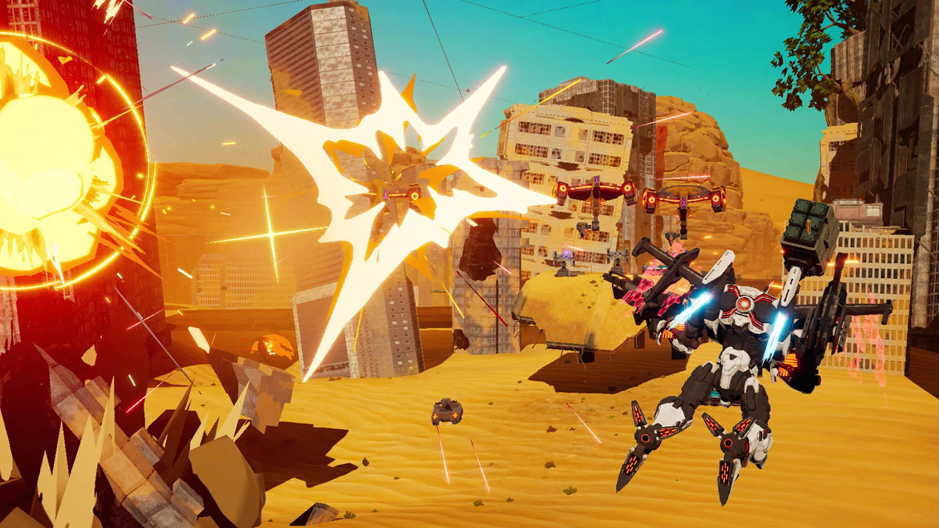 Daemon x Machina на ПК будет поддерживать мышь и клавиатуру, разрешение 4K и до 200 кадров в секунду