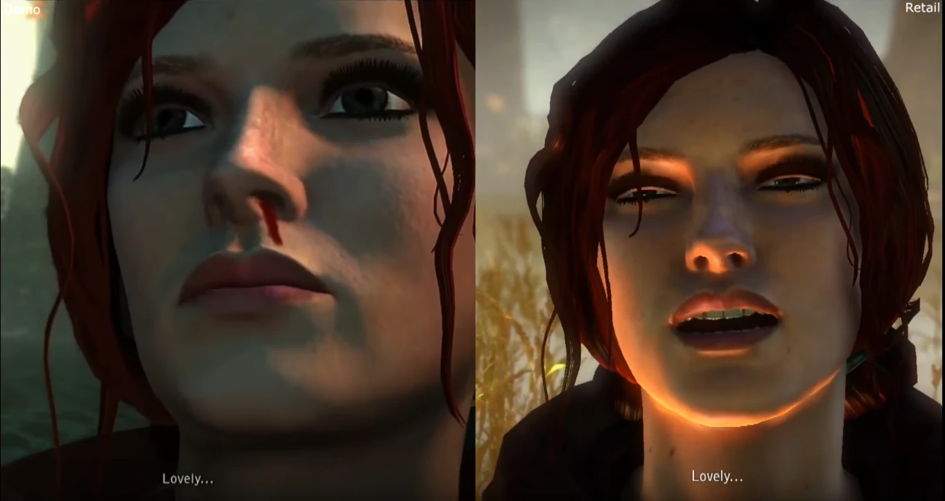 В сети появилось сравнение финальной игры Ведьмак 2 с ее ранней версией с выставки Е3