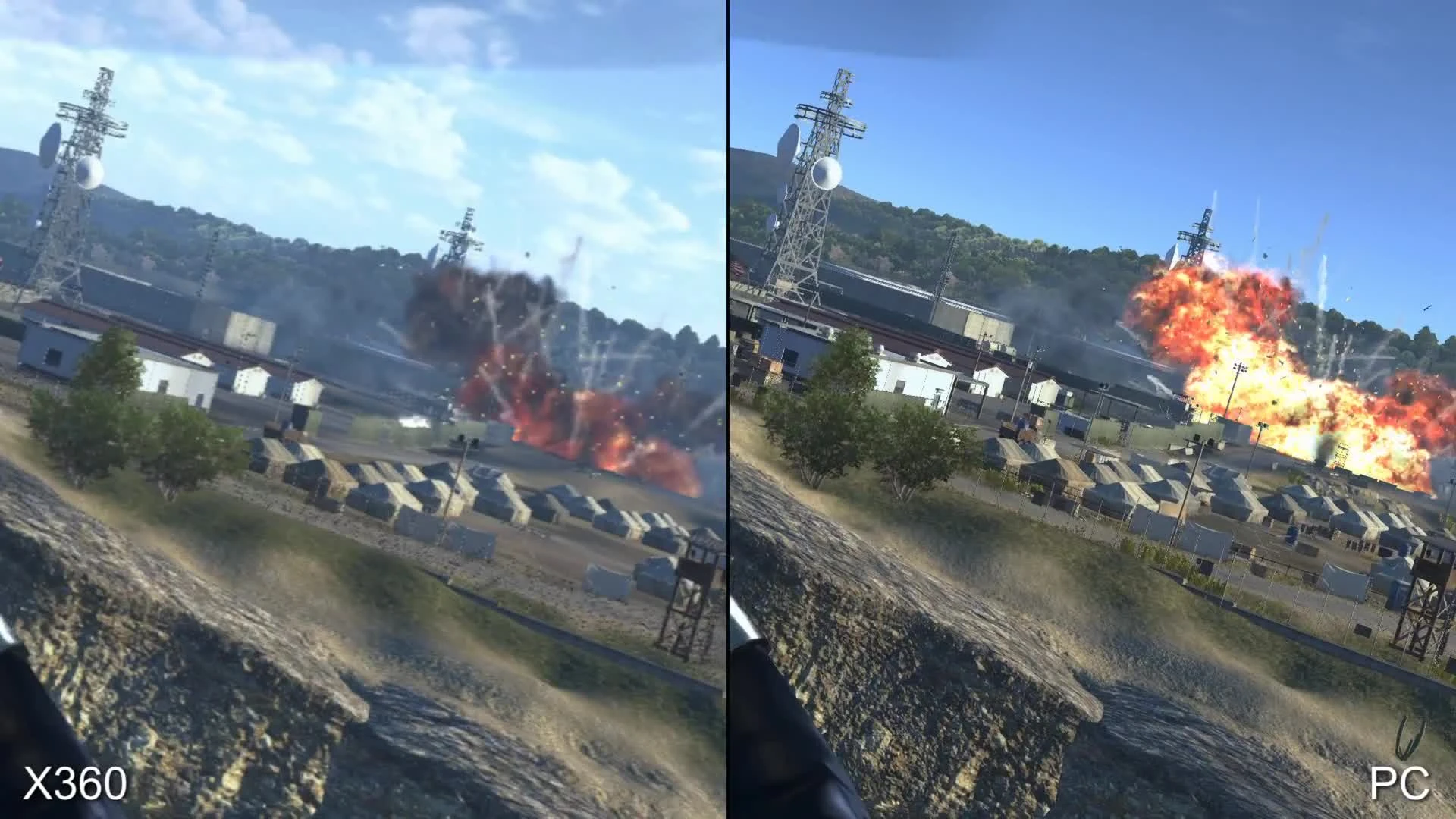 Metal Gear Solid 5: Ground Zeroes "Сравнение версий для 360 vs. PC от Digital Foundry"