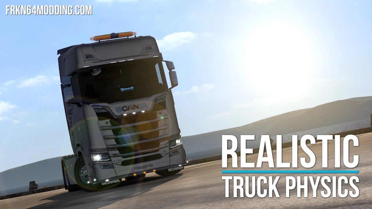 Euro Truck Simulator 2 "Реалистичная физика грузовиков" [v9.1]