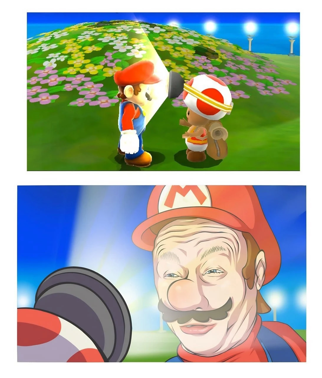 Марио и светлое приветствие