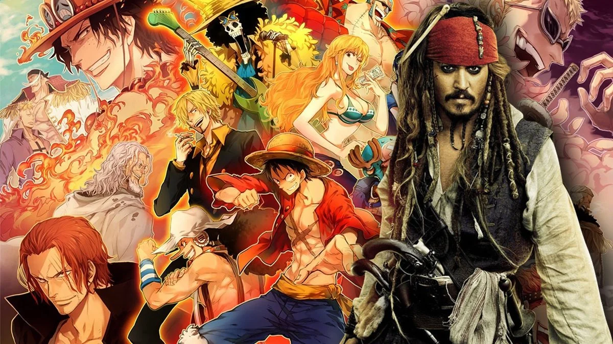 Эйитиро Ода, создатель "One Piece", вручил Джонни Деппу артворк из "Пиратов Карибского моря"