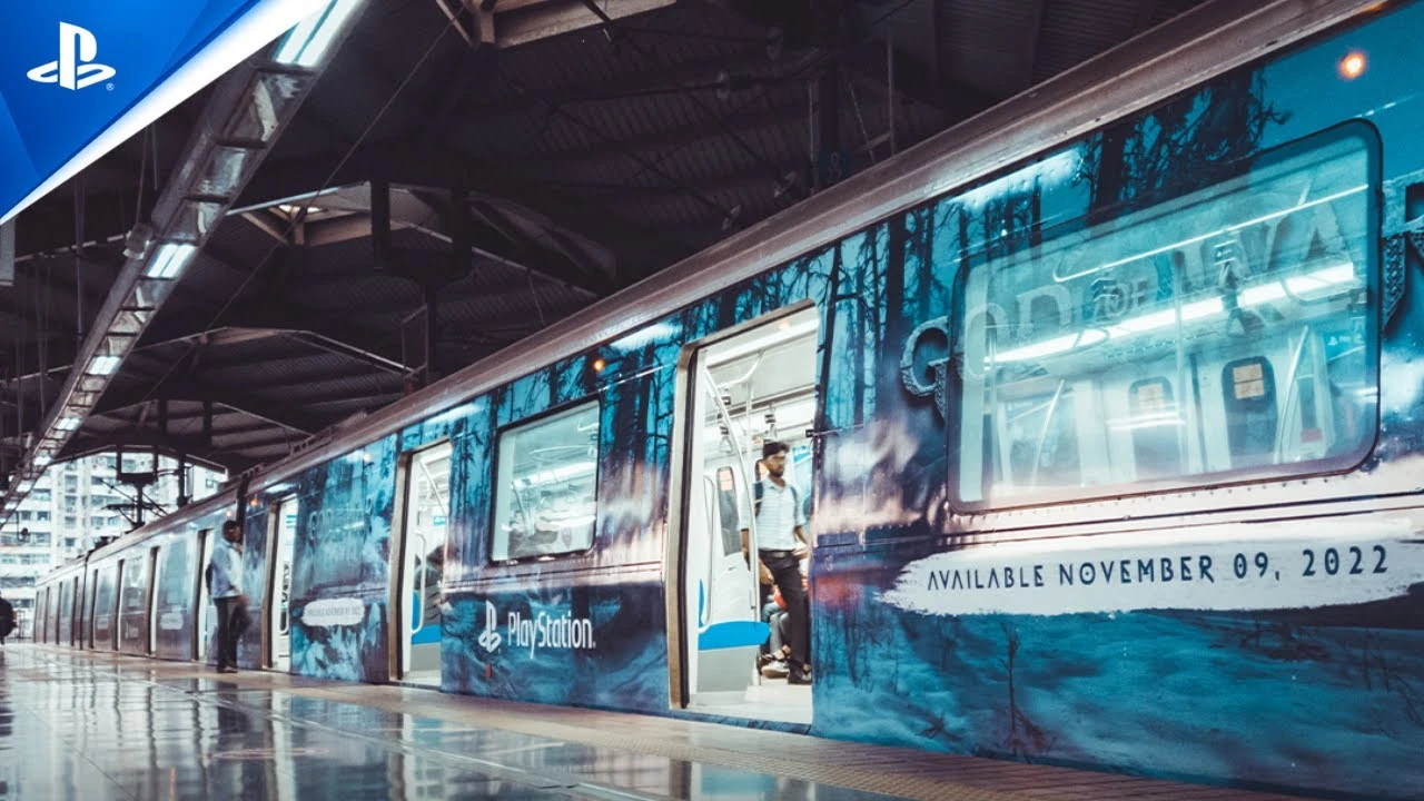 Sony запустила поезда Рагнарёка в метро Нью-Йорка