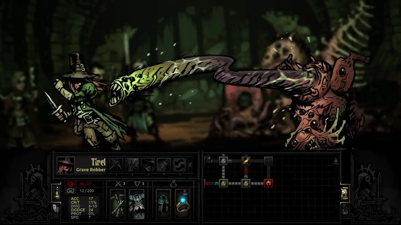 Darkest Dungeon - Рейд босса Незавершенная Плоть