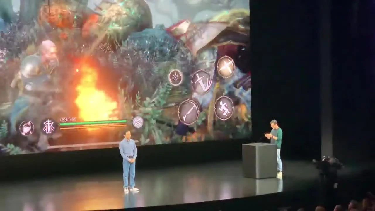 Геймплей Pascal's Wager с презентации Apple