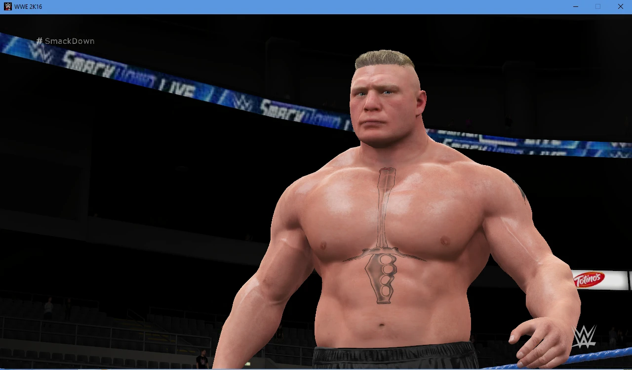 WWE 2K16 "Brock Lesnar Наряд (Лицевая анимация) WWE 2K17 Порт мод"