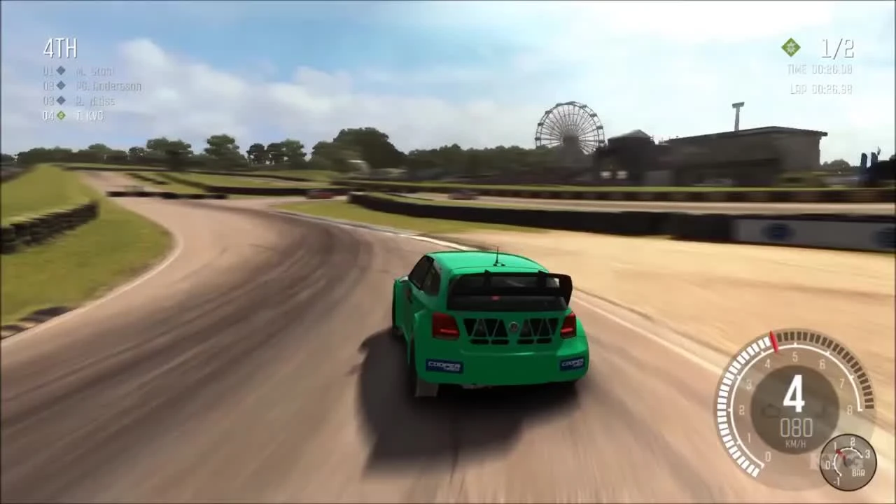 DiRT Ралли - Volkswagen Polo Rallycross Геймплей (PC HD)