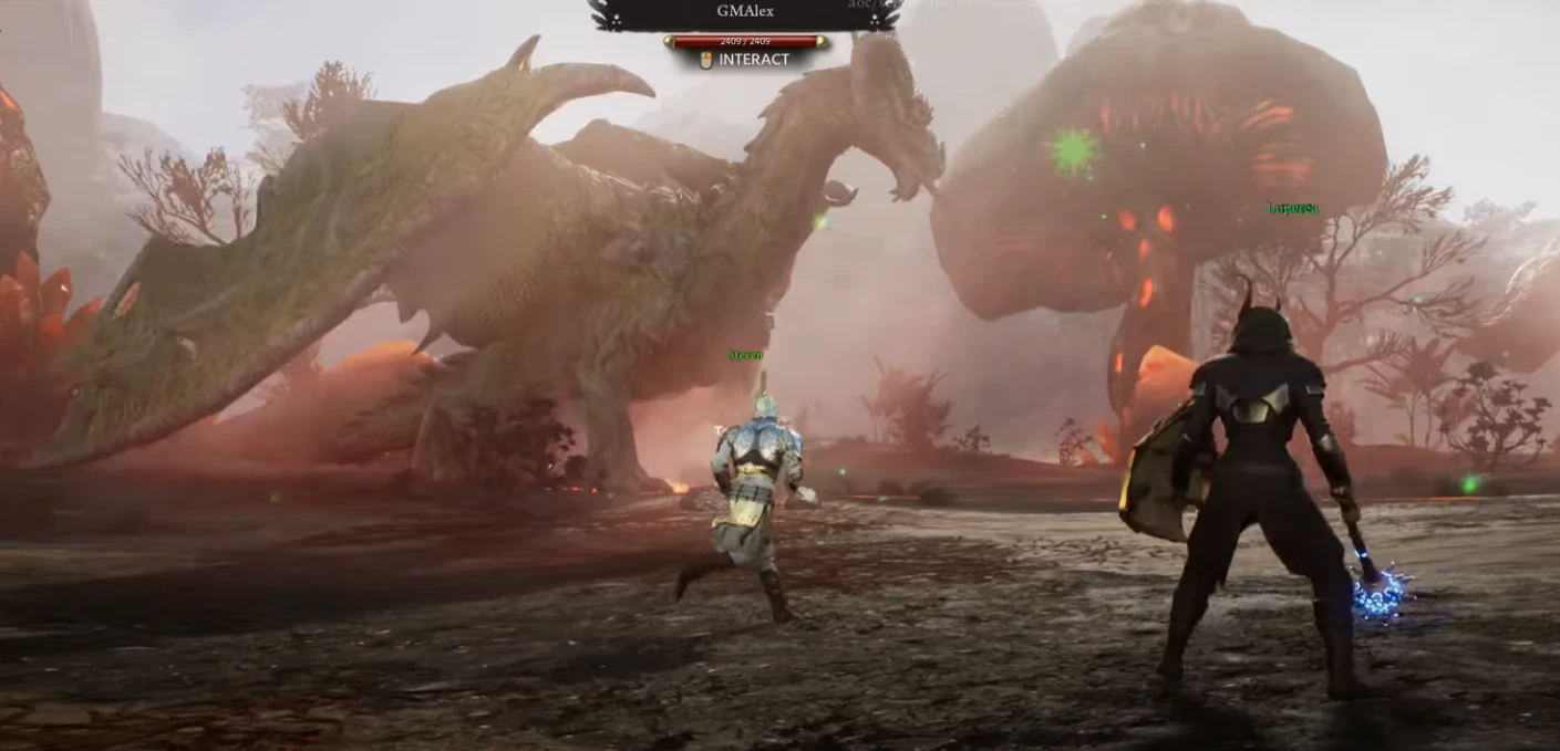 Новые кадры крупных рейдовых сражений Ashes of Creation