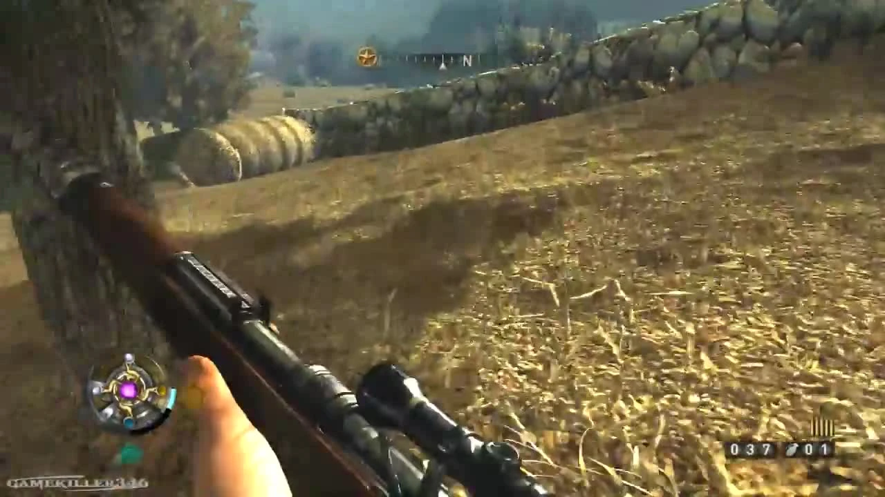 Wolfenstein 2009 Геймплей: Снайпер охотник за нацистами