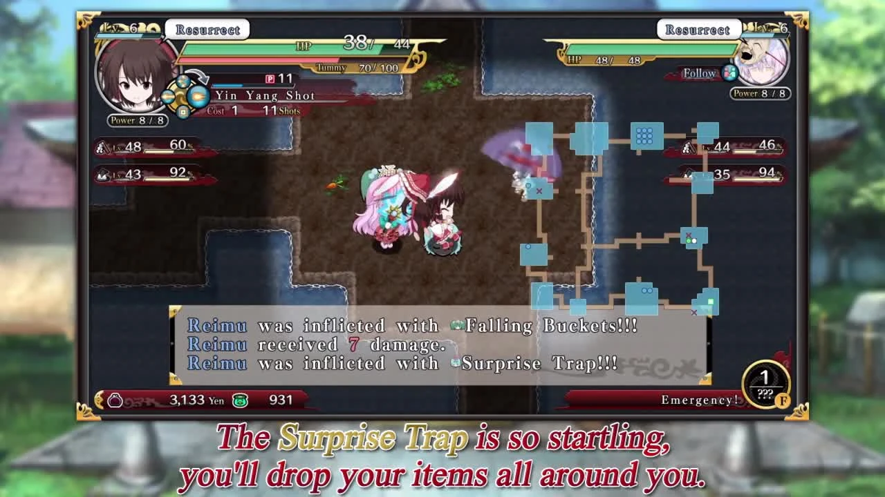 Новый трейлер Touhou Genso Wanderer: "Инструкция по выживанию"