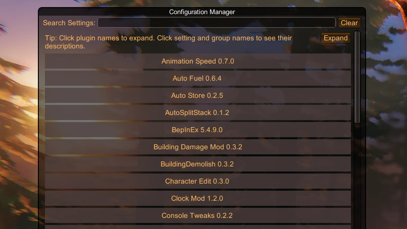 Valheim "Configuration Manager"