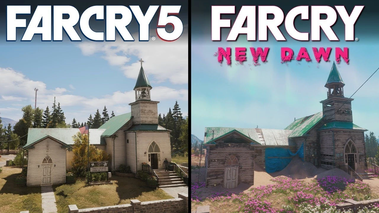 Узнай, как в Far Cry New Dawn апокалипсис изменил локации Far Cry 5