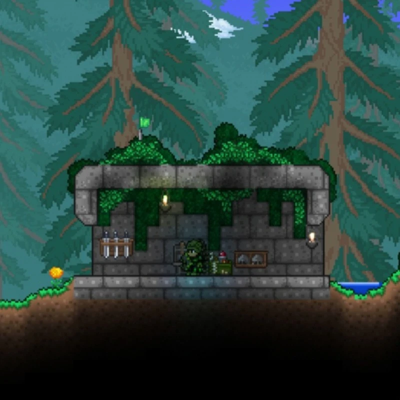 Terraria "Battlefield - карта поля боя" [v.1: Android]