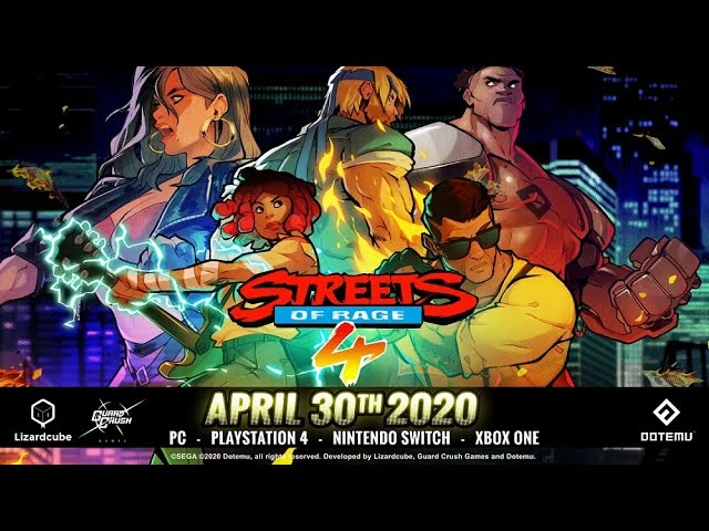 Streets of Rage 4 выйдет 30 апреля