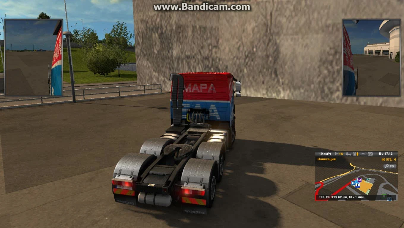 ETS 2 Что за фокусы на дефолтной европе (стокгольм)?