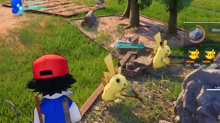 Моддер добавил Эша, Мисти, Пикачу и других покемонов в Palworld