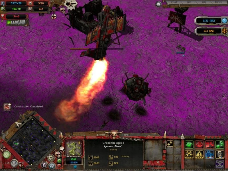 Warhammer 40,000: Dawn Of War - Dark Crusade "Карта - Dead City"