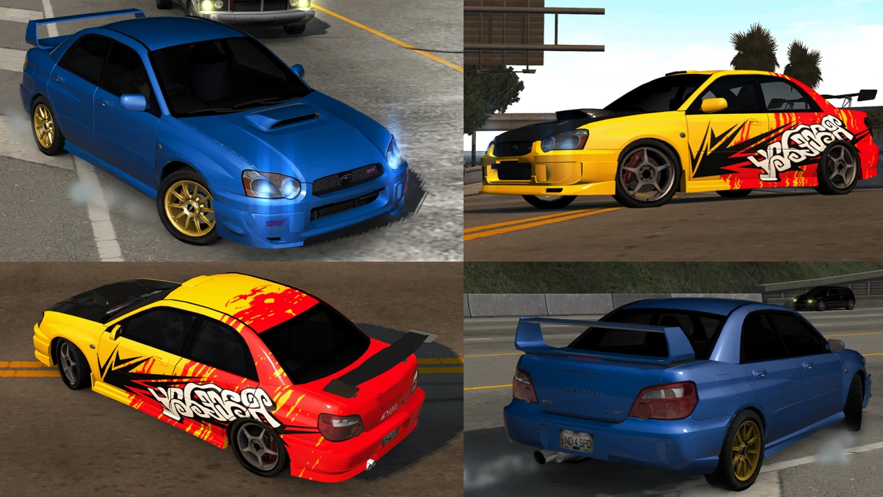 Need for Speed: Undercover "2004 Subaru Impreza WRX STi"