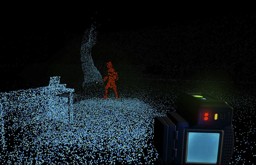 Научно-фантастический психологический хоррор The Voidness можно будет пройти в обычном режиме, и в режиме лидар