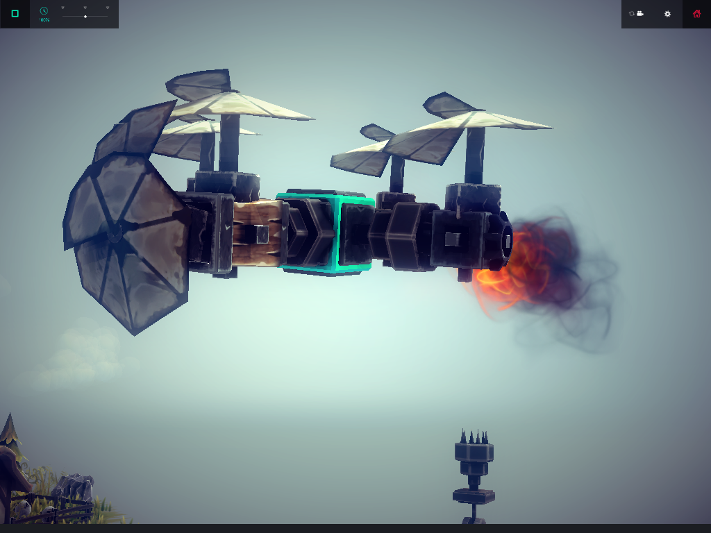 Besiege "Машина(Радиоуправлеямая Ракета)"