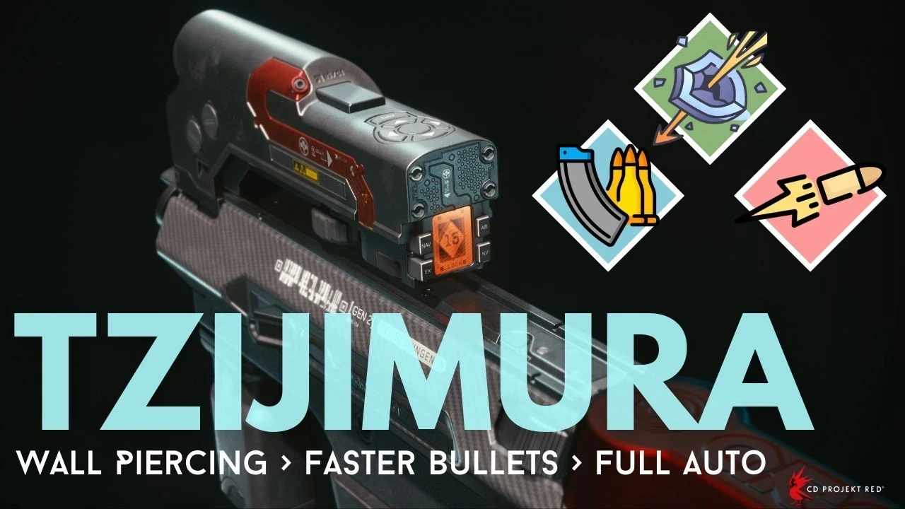 Cyberpunk 2077 "Новый культовый пистолет-пулемёт Циджимура"