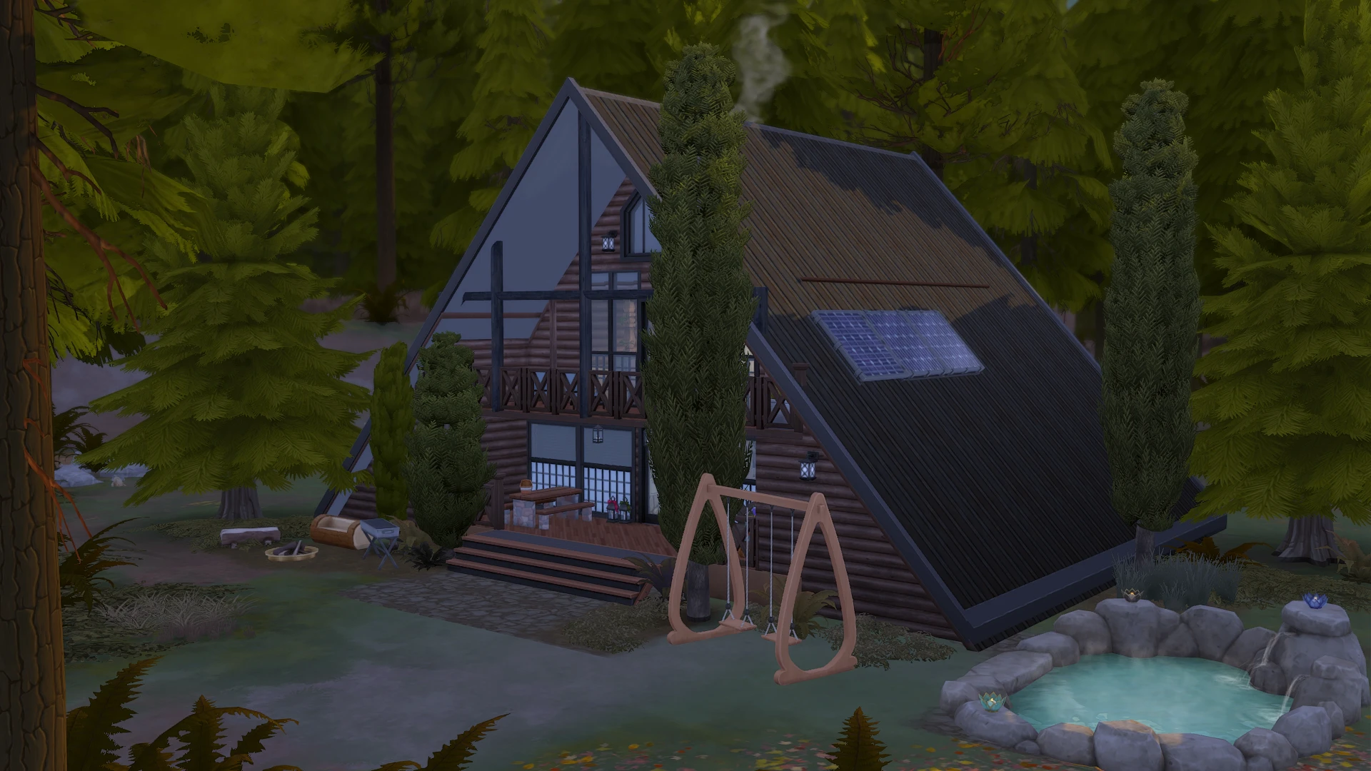 The Sims 4 "Жилье для отдыха для двух влюбленных"