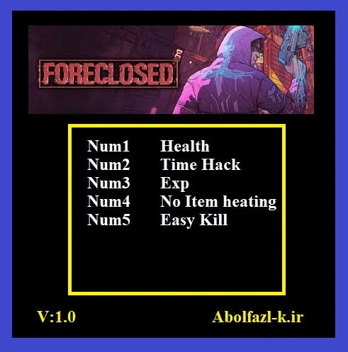 Foreclosed: Трейнер/Trainer (+5) [1.0] {Abolfazl.k}