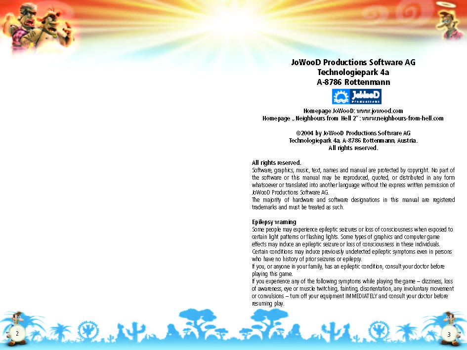 Neighbours from Hell 2 "Manual (Руководство пользователя)"