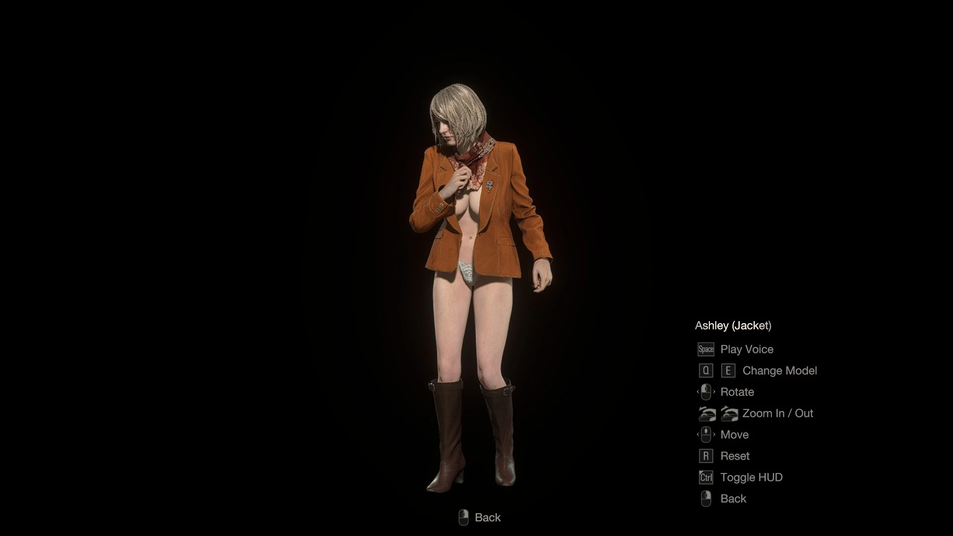 Resident Evil 4 Remake "Обнажённая Эшли под курткой"