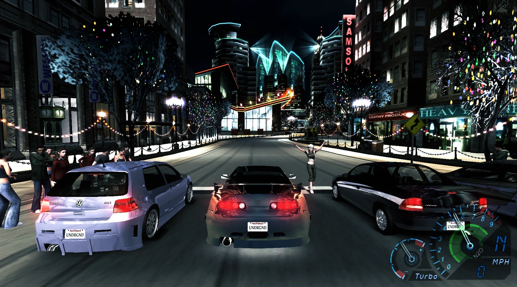 Need for Speed: Underground "Сохранение - Toyota Supra Брэда в начале игры"