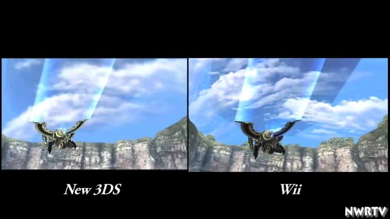 Xenoblade Chronicles "Сравнение 3DS vs. Wii"