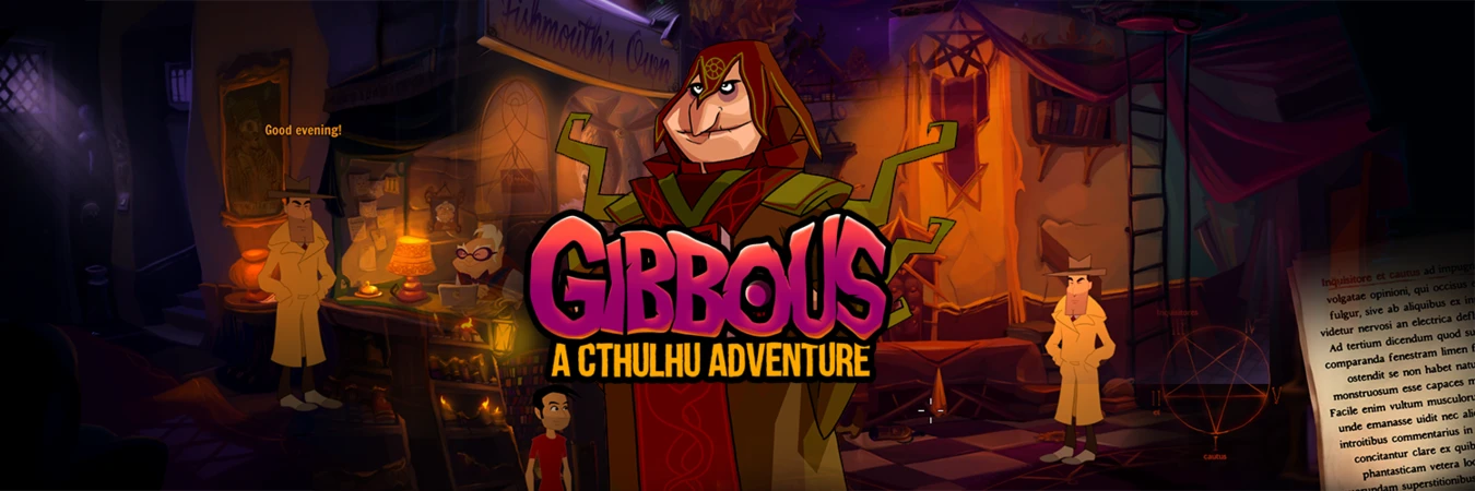 Новая информация и скриншоты Gibbous: A Cthulhu Adventure