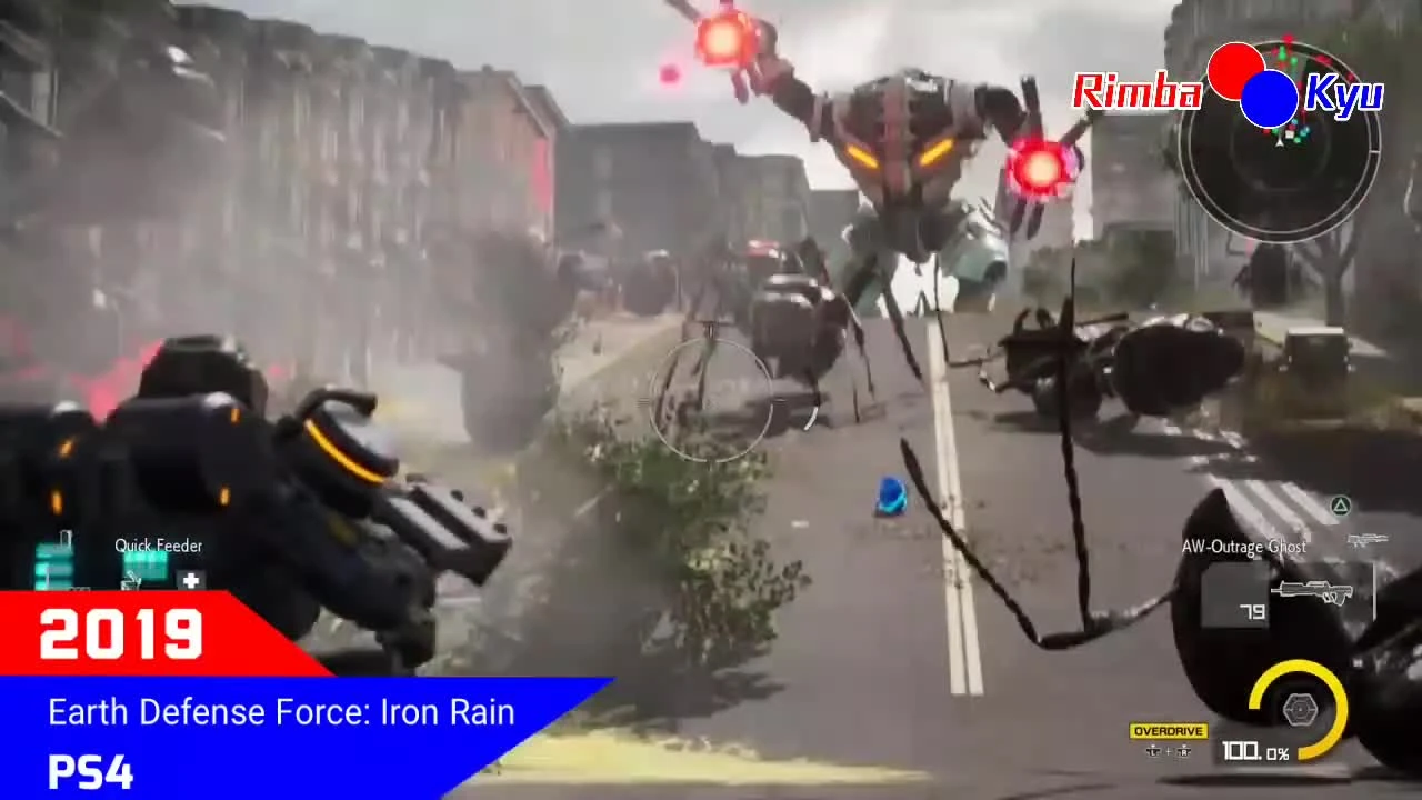 Эволюция всех игр серии Earth Defence Force (2003-2019)