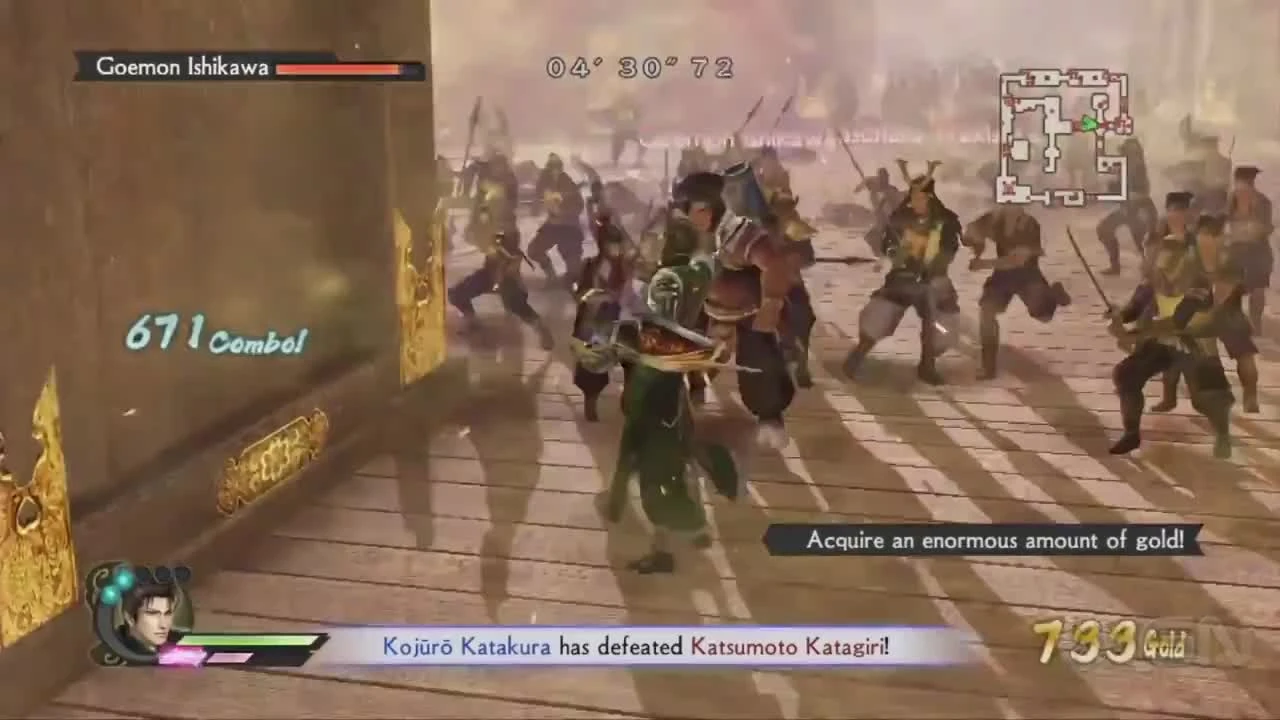 Samurai Warriors 4-II "Трейлер режима Chamber of Riches"