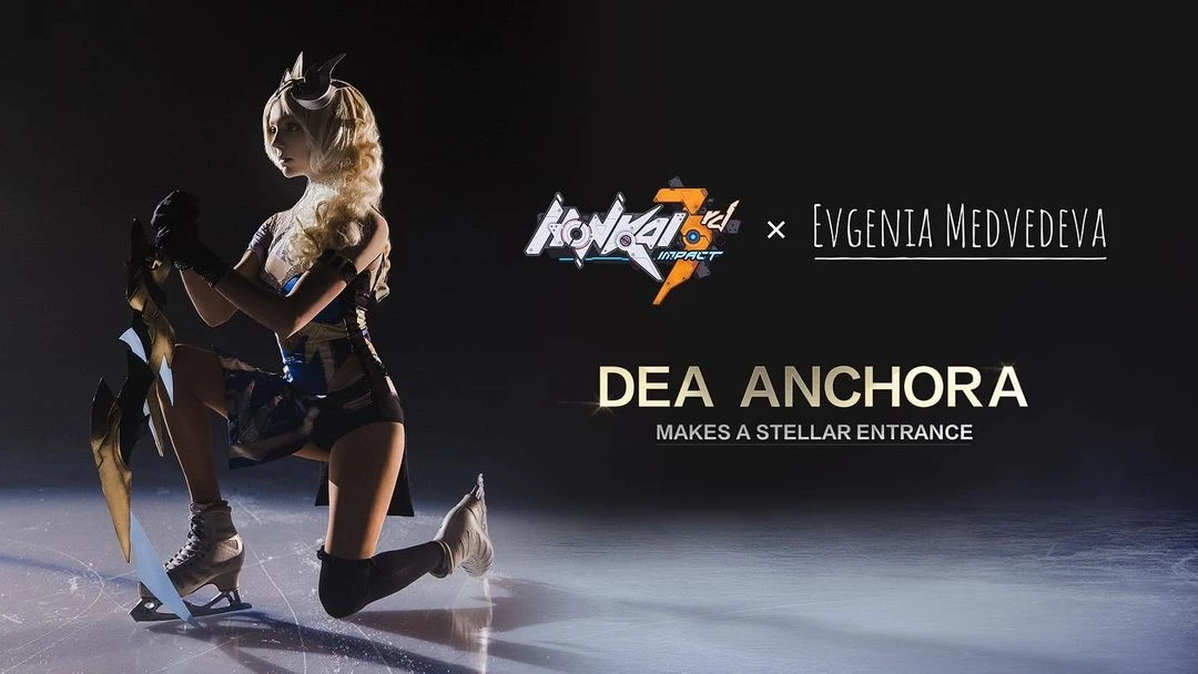 Фигуристка Евгения Медведева сыграла валькирию из мобильной игры