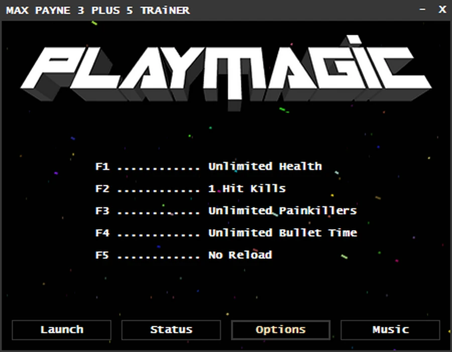 Max Payne 3 "Трейнер +5" [Razor1911] {PLAYMAGiC}